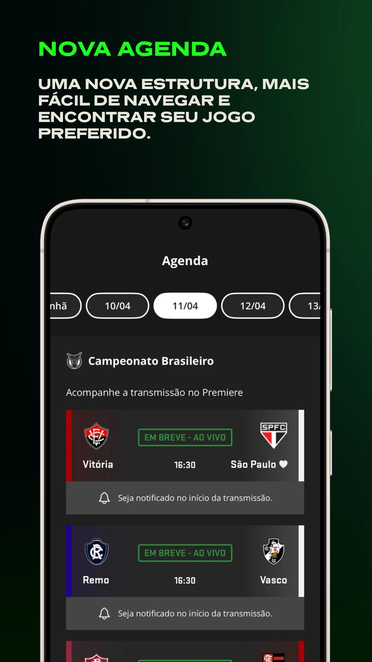 Premiere: Jogos ao vivo screenshot